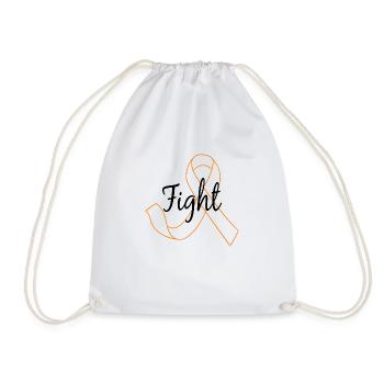 leukemia awareness month - fight shirt - Sac de sport léger - blanc - Devant