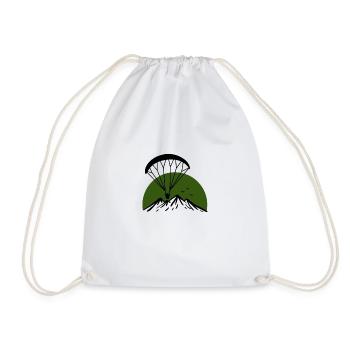 Paramotoring Retro Design - Turnbeutel - Weiß - Vorne