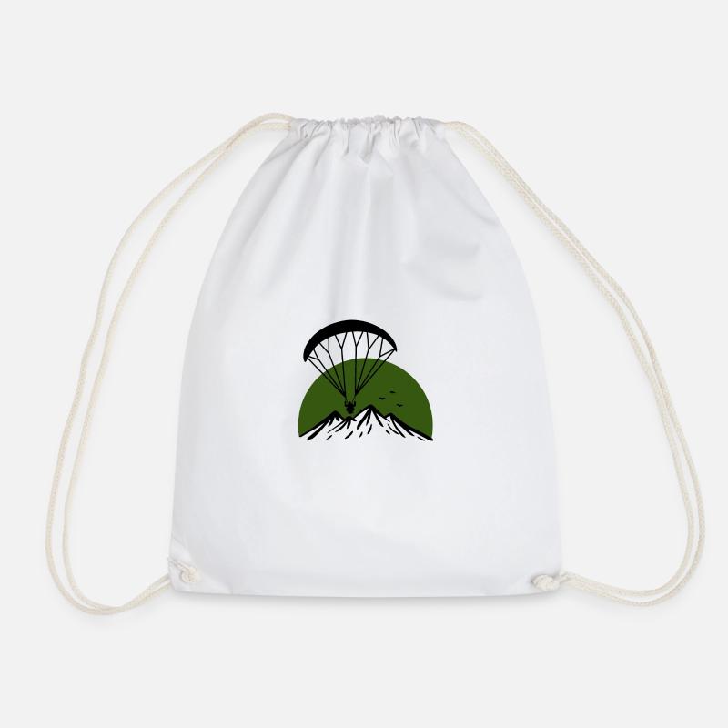 Paramotoring Retro Design - Turnbeutel - Weiß