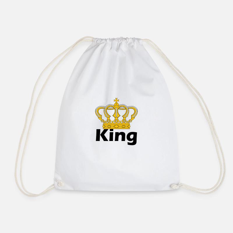 King - Turnbeutel - Weiß