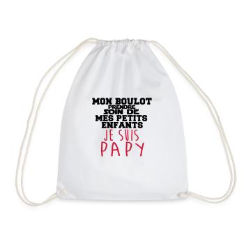 je suis papy - Sac de sport léger - blanc - Devant