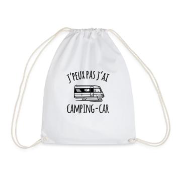 J'peux pas j'ai camping car - Sac de sport léger - blanc - Devant