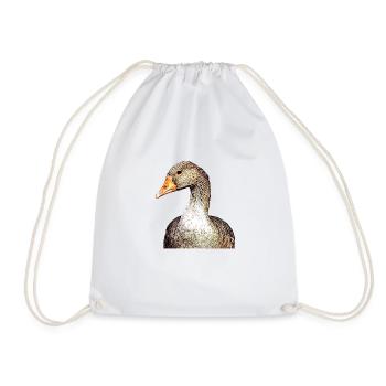 oie - Sac de sport léger - blanc - Devant