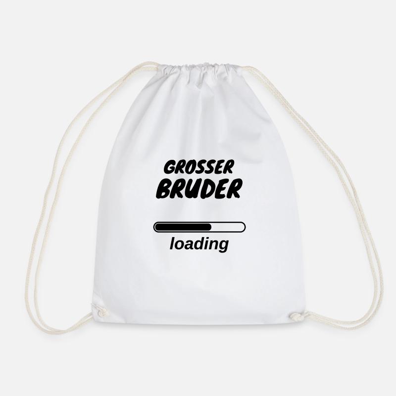 Große Bruder loading - Turnbeutel - Weiß