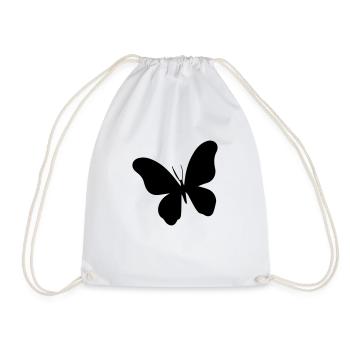 Papillon - Sac de sport léger - blanc - Devant