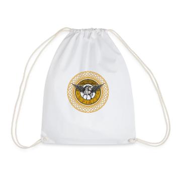 Spirit of the Pegasus - Greek mythology - Drawstring Bag - white - Front