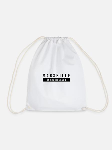 Marseille, On Craint Dégun - Sac de sport léger - blanc