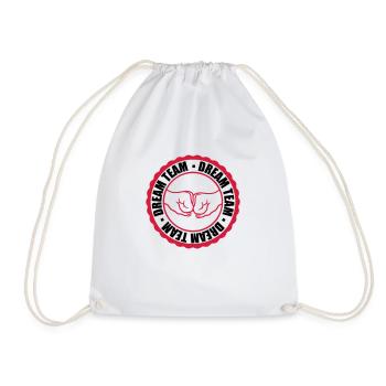 Équipe de rêve Stamp - Sac de sport léger - blanc - Devant