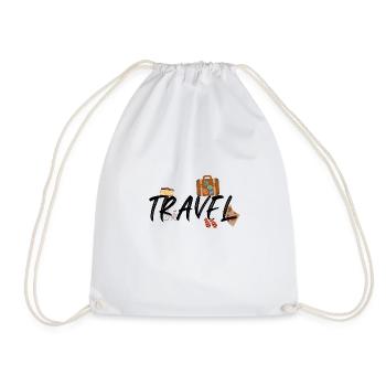 Travel the world - Drawstring Bag - white - Front