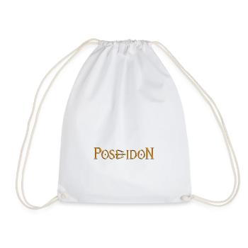 Poséidon or relief - Sac de sport léger - blanc - Devant
