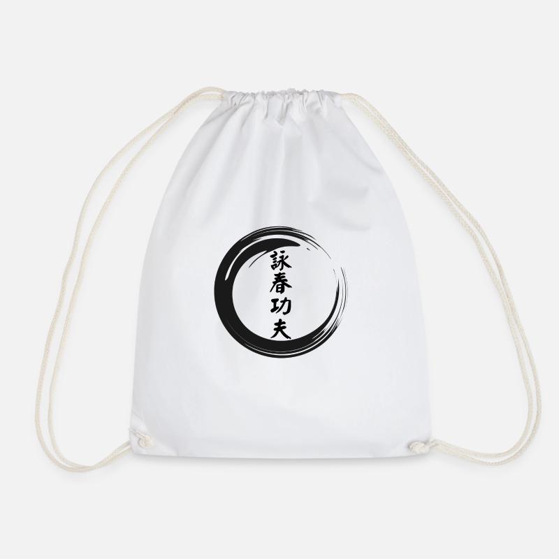 zen ving tsun kung fu - Turnbeutel - Weiß