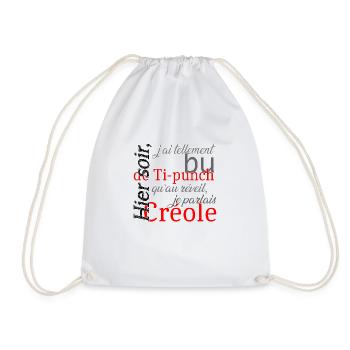 Fan de ti punch - Sac de sport léger - blanc - Devant