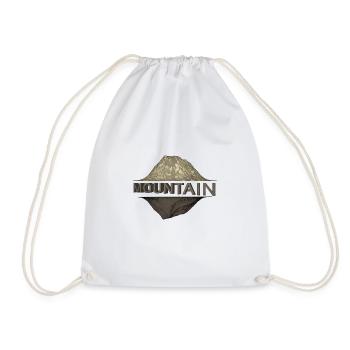 Montagne - Sac de sport léger - blanc - Devant