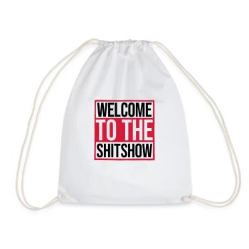 Funny saying Shitshow - Drawstring Bag - white - Front