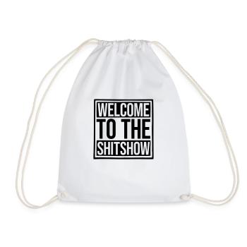 Drôle de dire Shitshow - Sac de sport léger - blanc - Devant