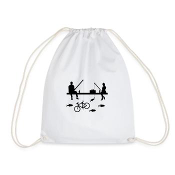 Pêche - Sac de sport léger - blanc - Devant