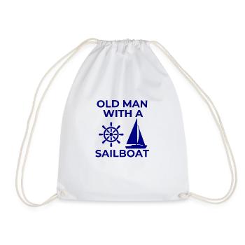 Sail - Drawstring Bag - white - Front
