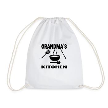 Granny - Drawstring Bag - white - Front