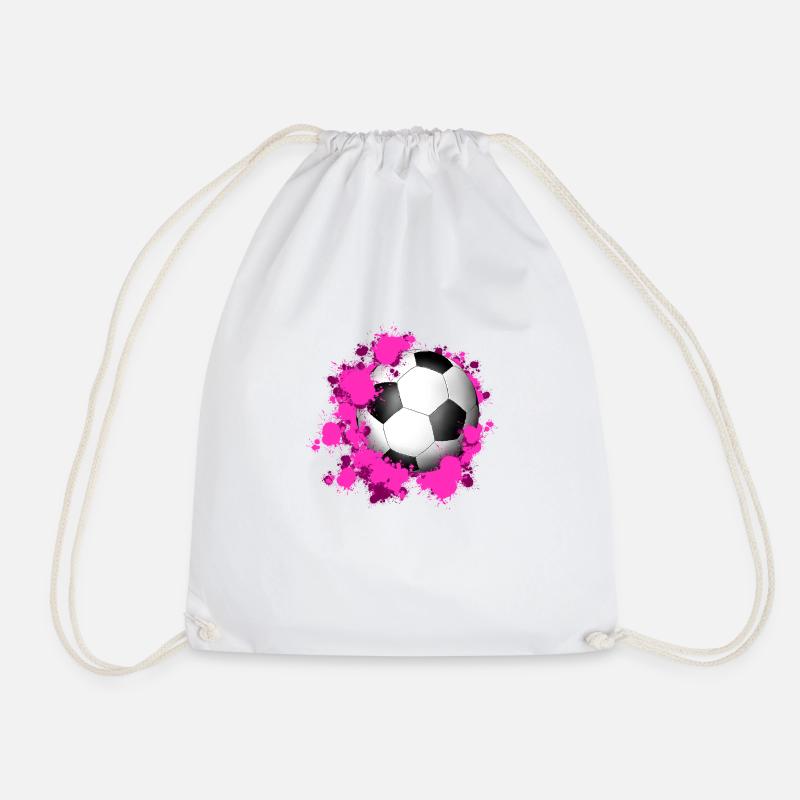 Fußball - Turnbeutel - Weiß