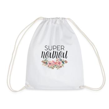 Super nounou - Sac de sport léger - blanc - Devant