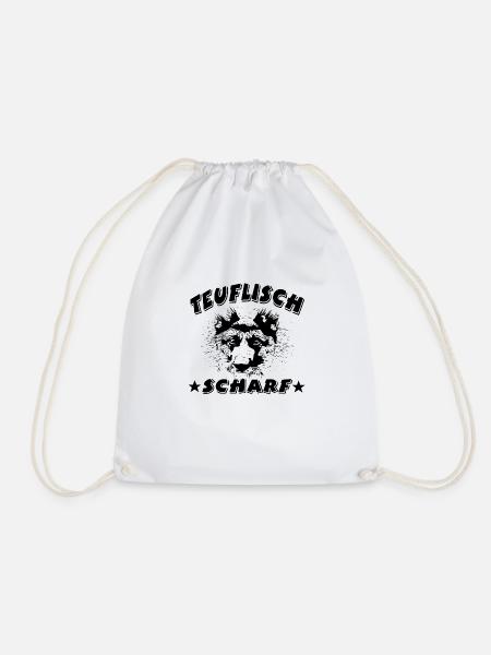 Schäferhund - Turnbeutel - Weiß