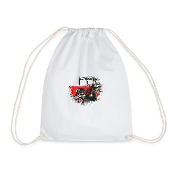 Tracteur - Sac de sport léger - blanc - Devant