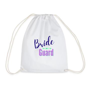 bride guard bodyguard evjf mariage future mariée - Sac de sport léger - blanc - Devant