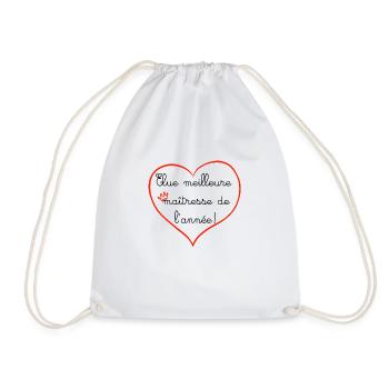 Elue Maitresse de l'année - Sac de sport léger - blanc - Devant
