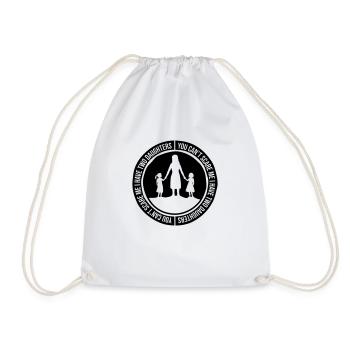J’ai deux filles - Sac de sport léger - blanc - Devant