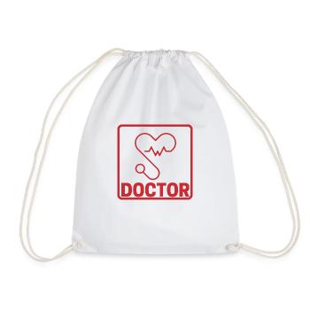 Docteur - Sac de sport léger - blanc - Devant
