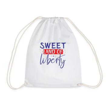 Sweet land of Liberty - Drawstring Bag - white - Front