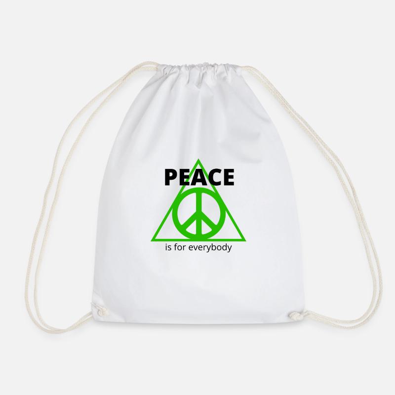 Peace is for everybody - Turnbeutel - Weiß