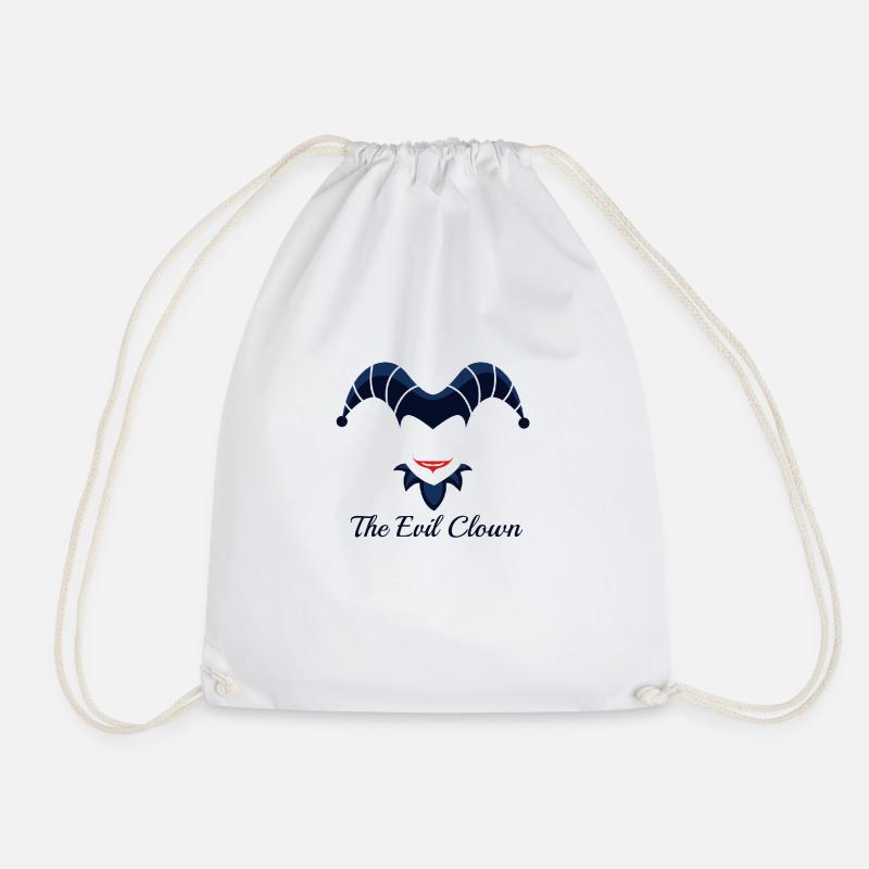 Clown - Drawstring Bag - white
