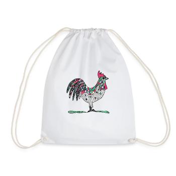 Coq - Sac de sport léger - blanc - Devant