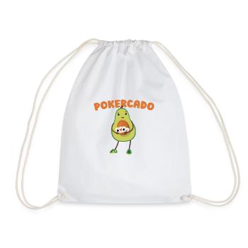 Poker Joueur de poker Texas Holdem - Sac de sport léger - blanc - Devant