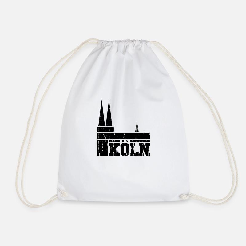 Kölner Dom - Turnbeutel - Weiß