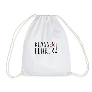 Klasse Lehrer - Turnbeutel - Weiß - Vorne