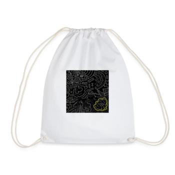 Sh*t man - Drawstring Bag - white - Front