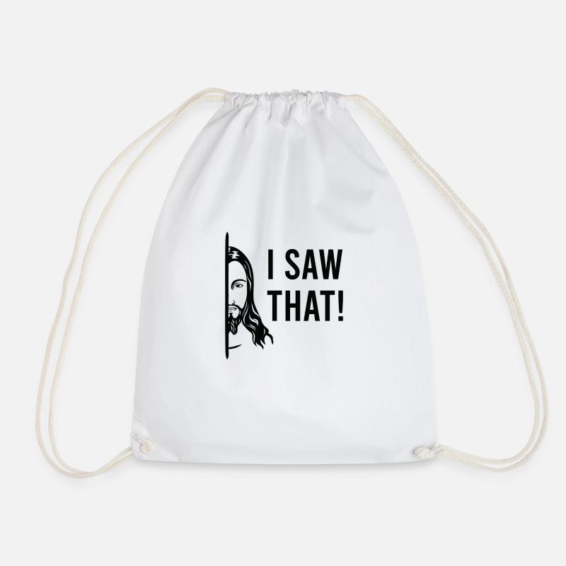 I Saw That Jesus - Turnbeutel - Weiß