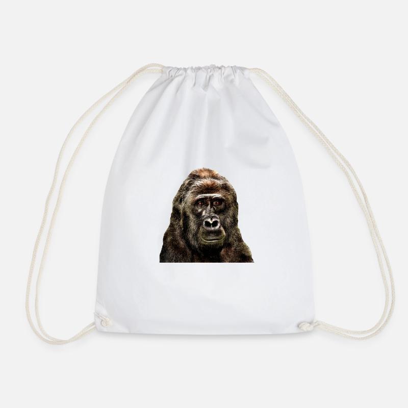 Gorilla - Turnbeutel - Weiß