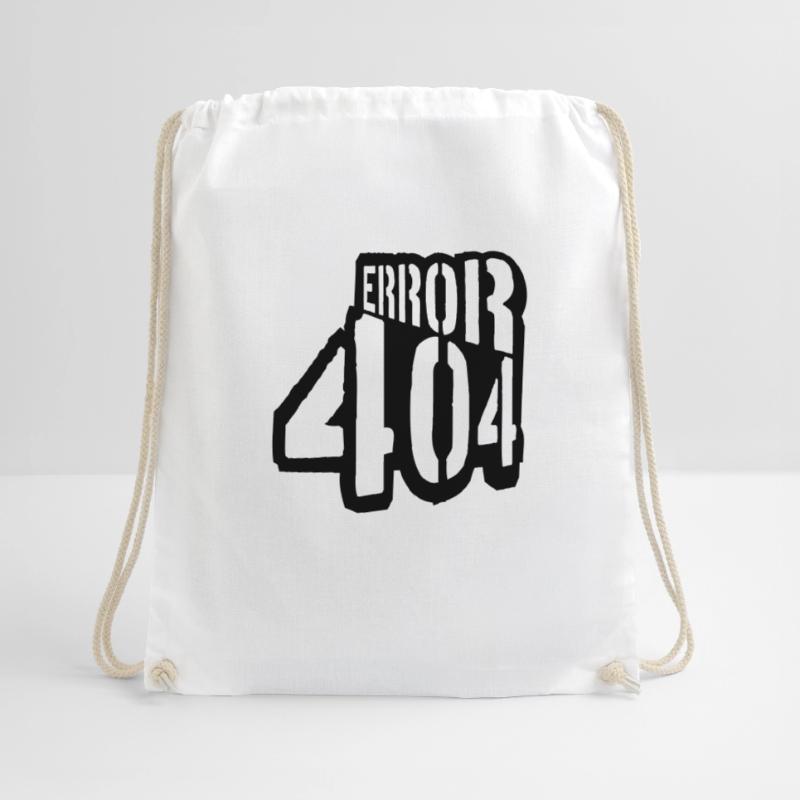 Problem Error 404 Message Drawstring Bag