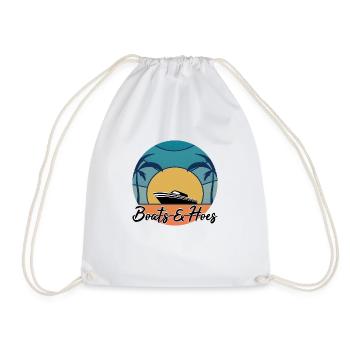 Boat Captain Gift Ship Boat Owner Captain - Drawstring Bag - white - Front