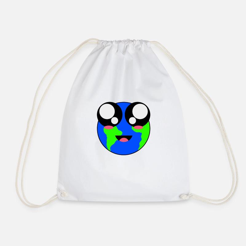 Kawaii - EARTH - Turnbeutel - Weiß