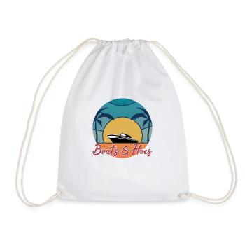 Boat Captain Gift Ship Boat Owner Captain - Drawstring Bag - white - Front