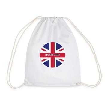 Romford United Kingdom - Drawstring Bag - white - Front