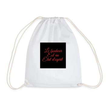 Le bonheur est un choix! - Sac de sport léger - blanc - Devant
