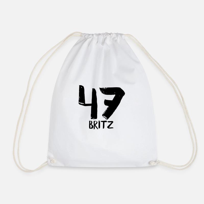 47 britz black - Turnbeutel - Weiß