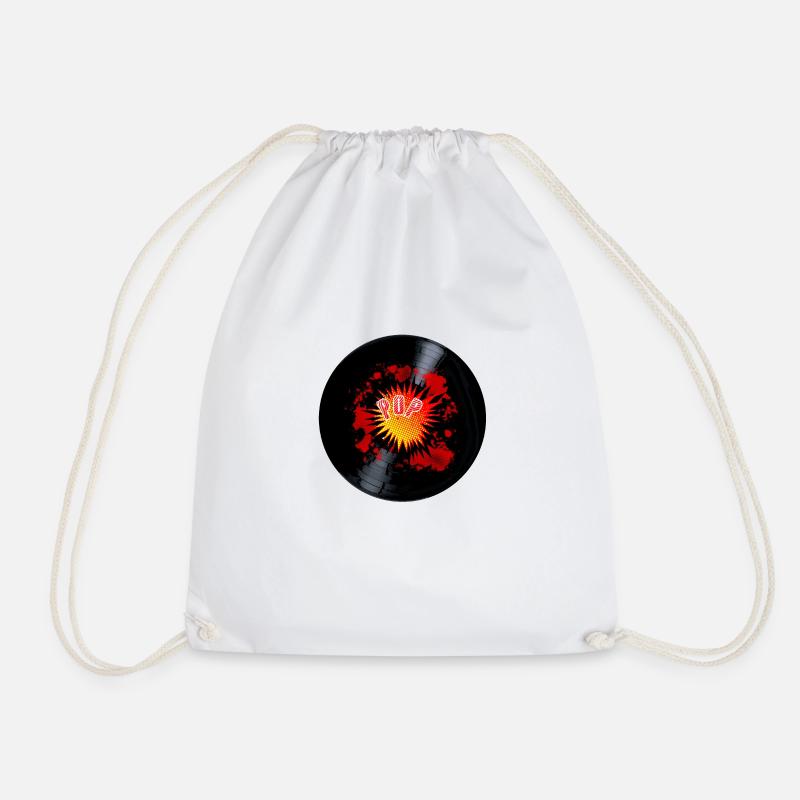Exploding Pop Music Long Playing Record - Sac de sport léger - blanc
