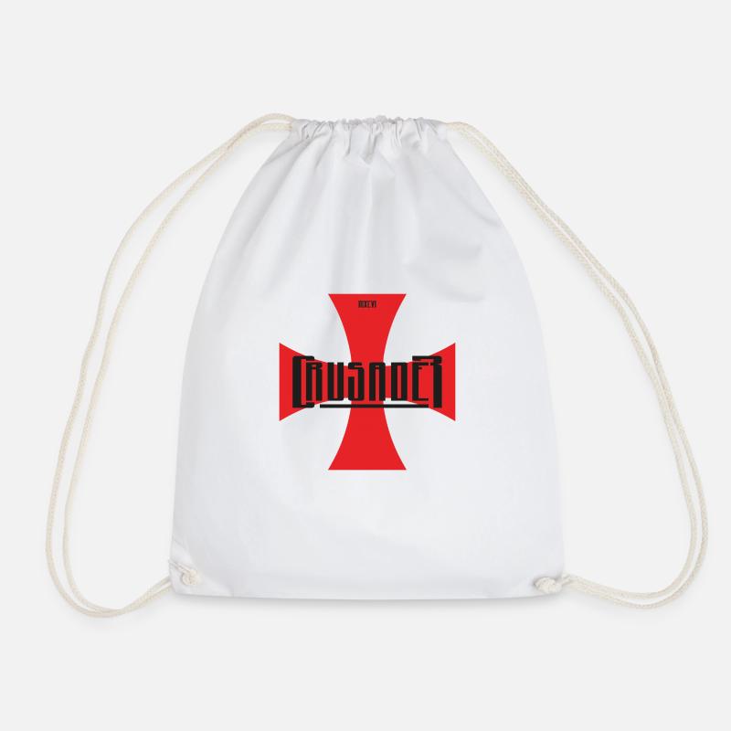 Crusader Crusaders - Drawstring Bag - white