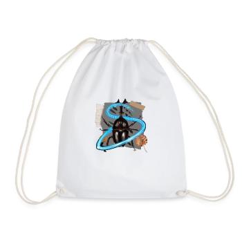 Large insect - Drawstring Bag - white - Front